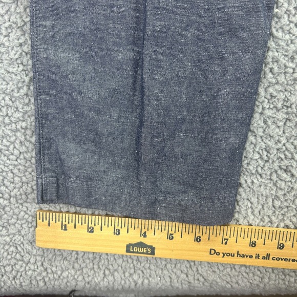 Gap Men's Linen Cotton Trousers in Slim Fit - Gray Wreath Size 32 x 32 - Picture 7 of 9